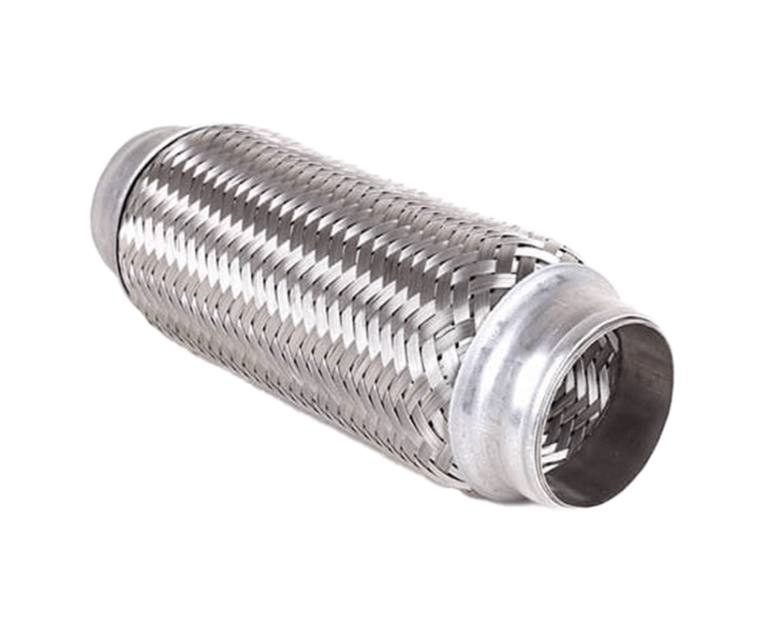 304 Stainless Steel Exhaust Flex Pipe w/ Interlock Liner Gather Metal